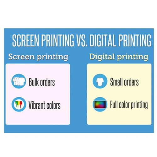 Serigrafia vs inprimaketa digitala: zein da globoentzako hobea