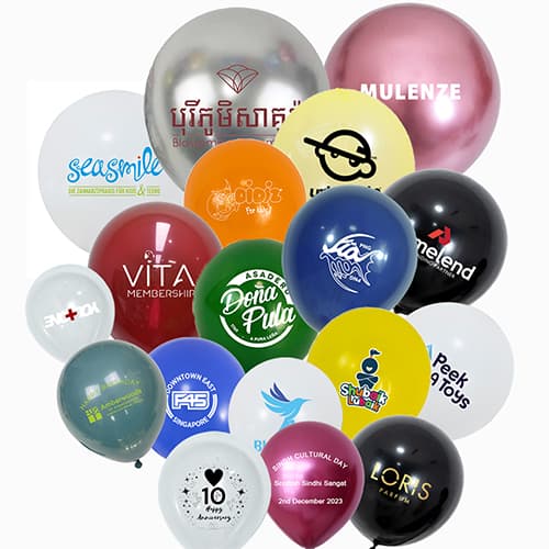 Zenbat eredu inprima daitezke latexezko globoetan?