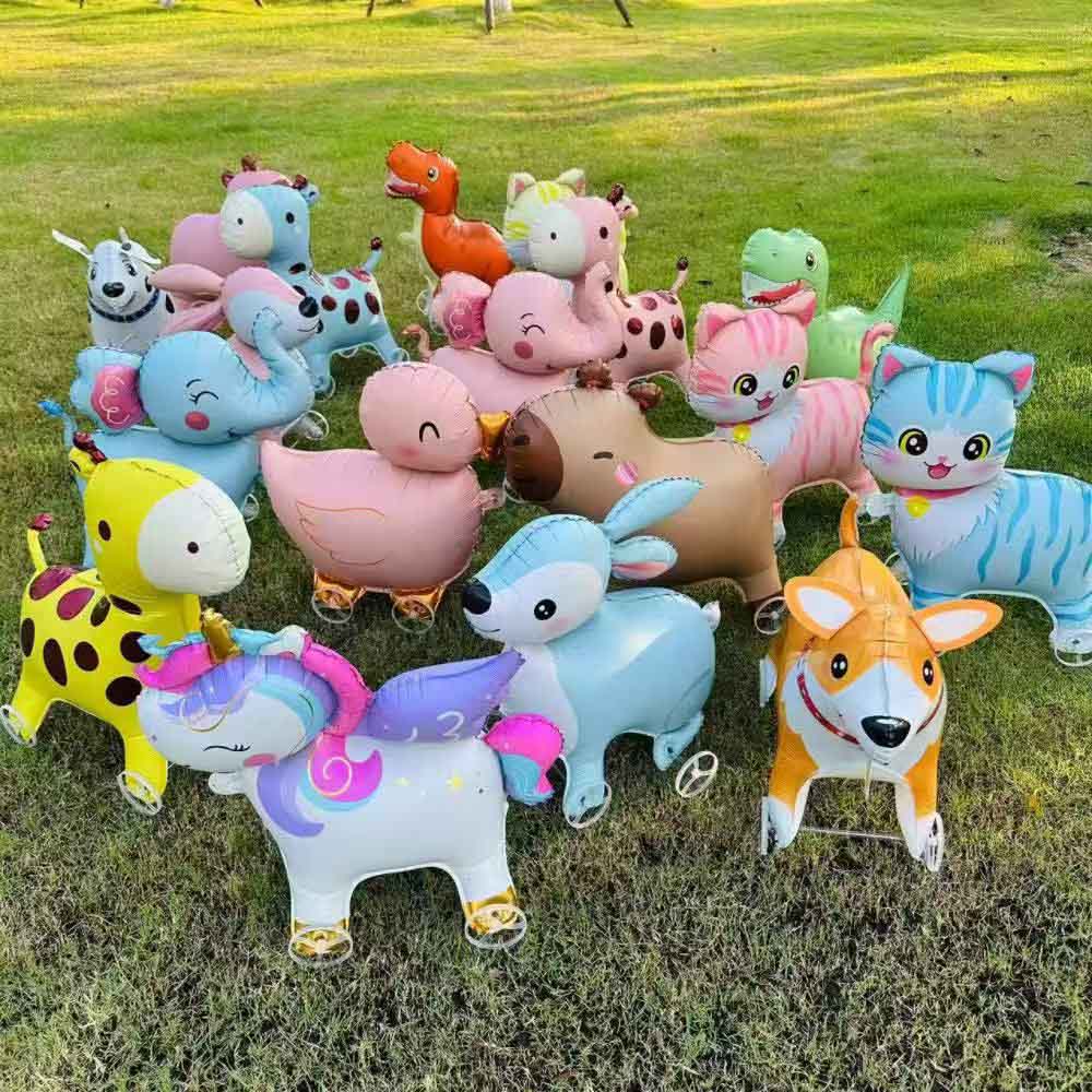 3D zutik animalien papera globoa
