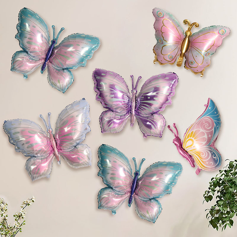 Tximeleta foil globoa