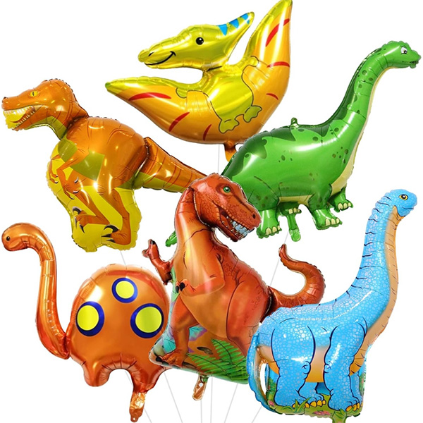 Marrazki bizidunetako dinosauro papera globoa