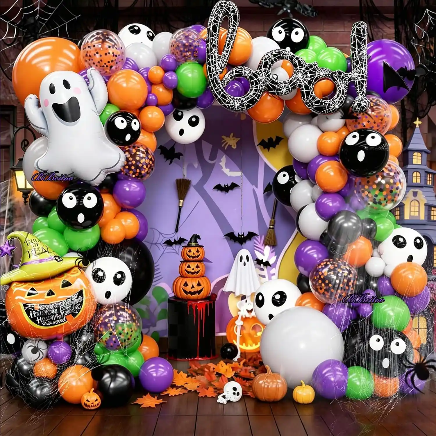 Halloween Globo Garland Arch Kits