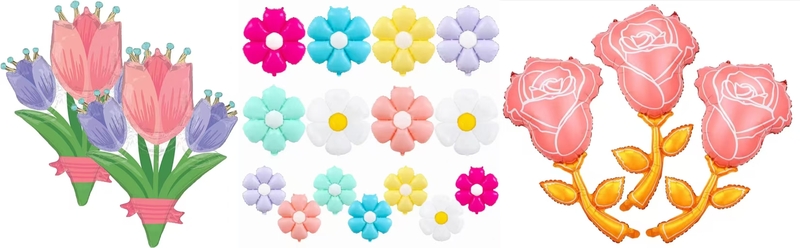 flower foil balloon