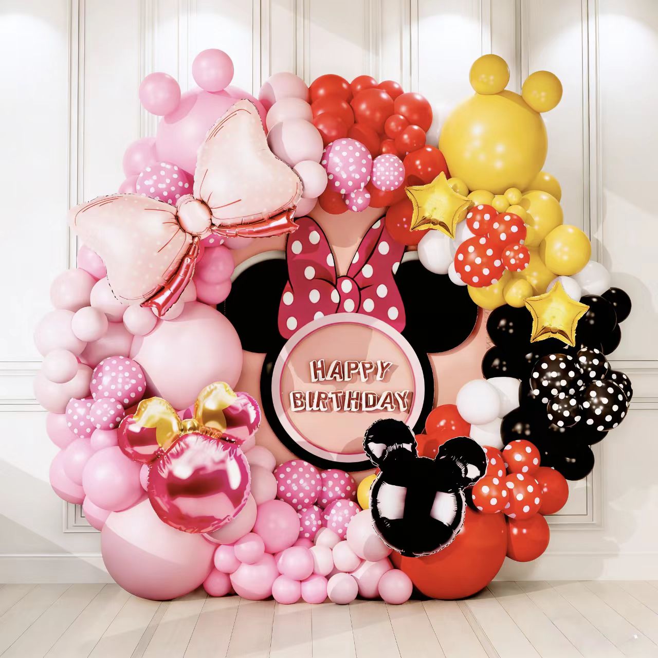 Mickey eta Minnie Balloon Arch