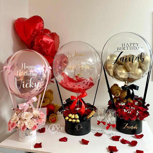 San Valentin eguneko bobo globoa