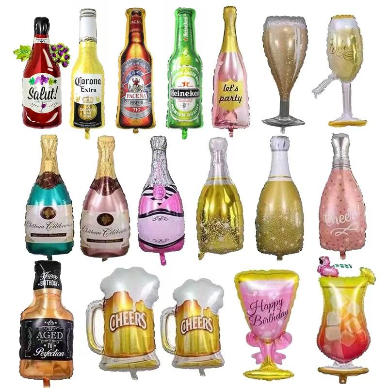 Ardo botila paperezko globoak